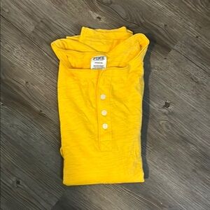 PINK Victoria's Secret Yellow Long Sleeve